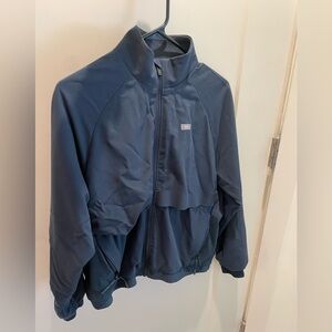 Figs Sydney Scrub Jacket Dark Harbour